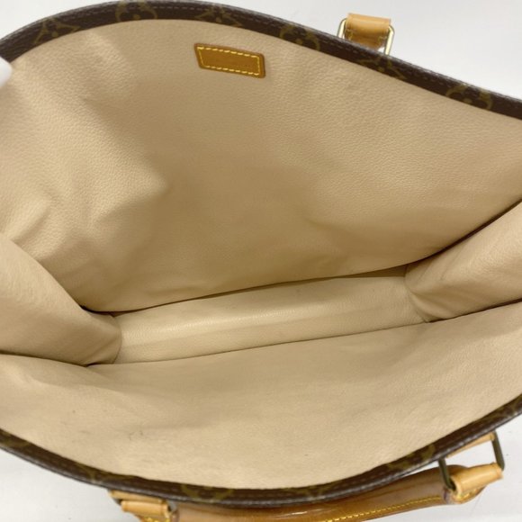 Louis Vuitton Tote Bag Monogram Sac Plat M51140 Brown Women's - Picture 4 of 12